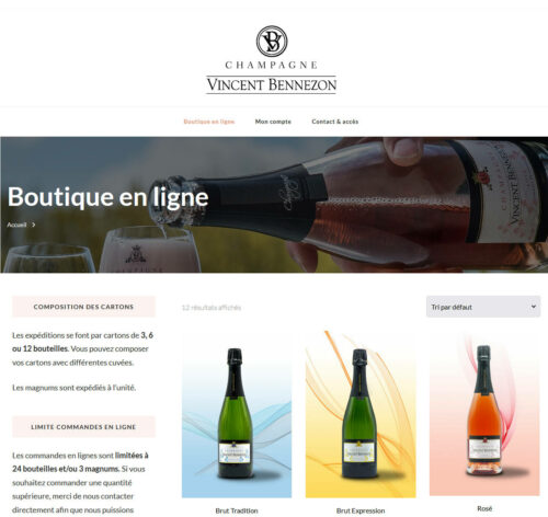 Boutique en ligne