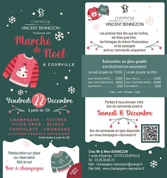 marché de Noël 2023 - flyer